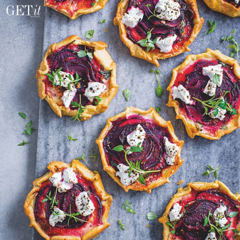 Beetroot and Goat’s Cheese Tarts