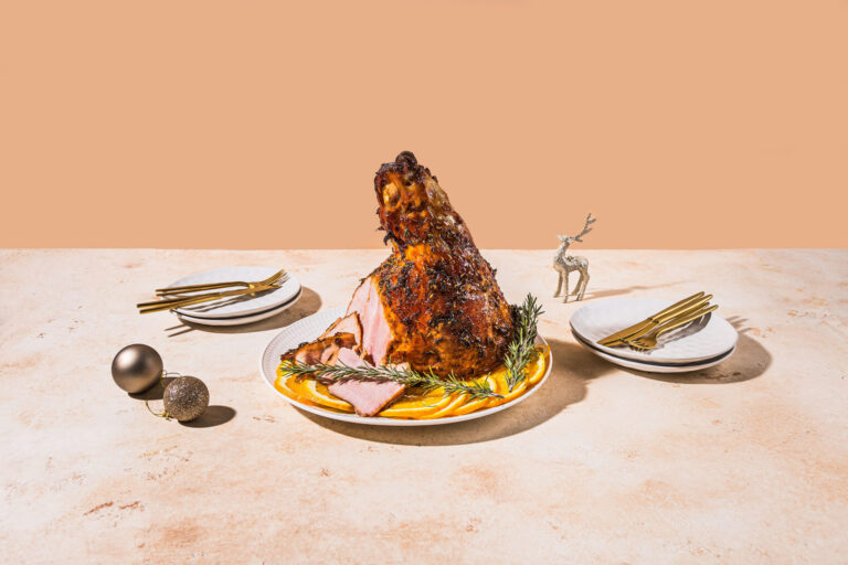 Maple-Glazed Ham