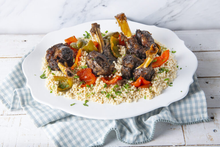 Lamb Shanks with Giant Couscous