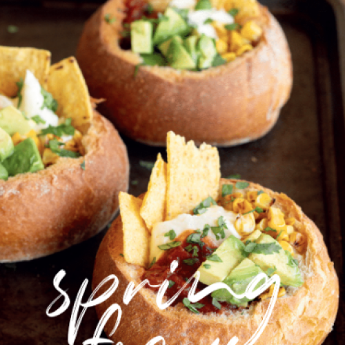 Mini Mexican Cob Loaf Dips